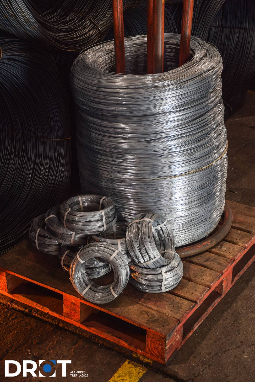 Alambre galvanizado fraccionado en paquetes